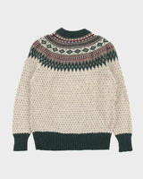 Vintage 1990s Woolrich Fair Isle Wool Chunky Knit Jumper - M