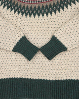 Vintage 1990s Woolrich Fair Isle Wool Chunky Knit Jumper - M