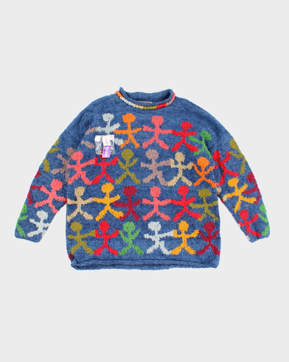 Vintage 80s Yumi Disenos Wool Jumper - L