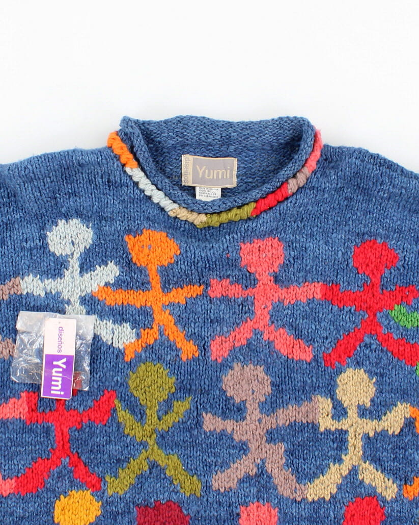 Vintage 80s Yumi Disenos Wool Jumper - L