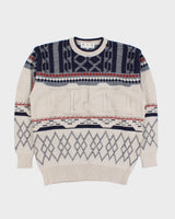 Vintage 90s Multi Coloured Knit Jumper - M/L