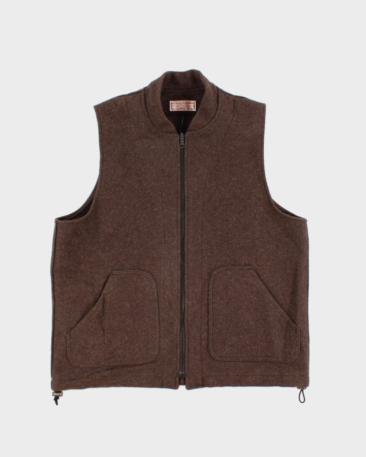 Vintage Filson Wool Zip Up Vest - L