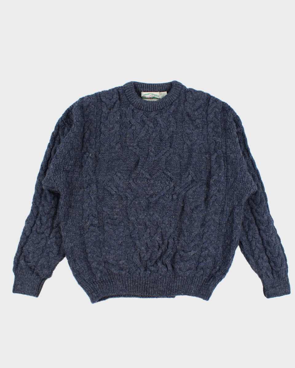 Vintage Irish Pure Wool Knit Jumper - XXL