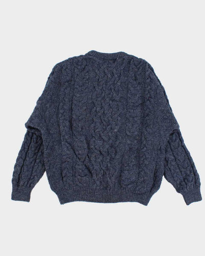 Vintage Irish Pure Wool Knit Jumper - XXL