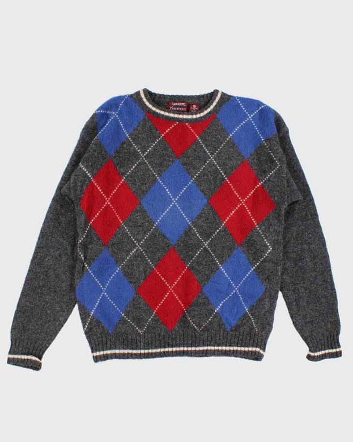 Vintage Pure Wool Knit Jumper - M