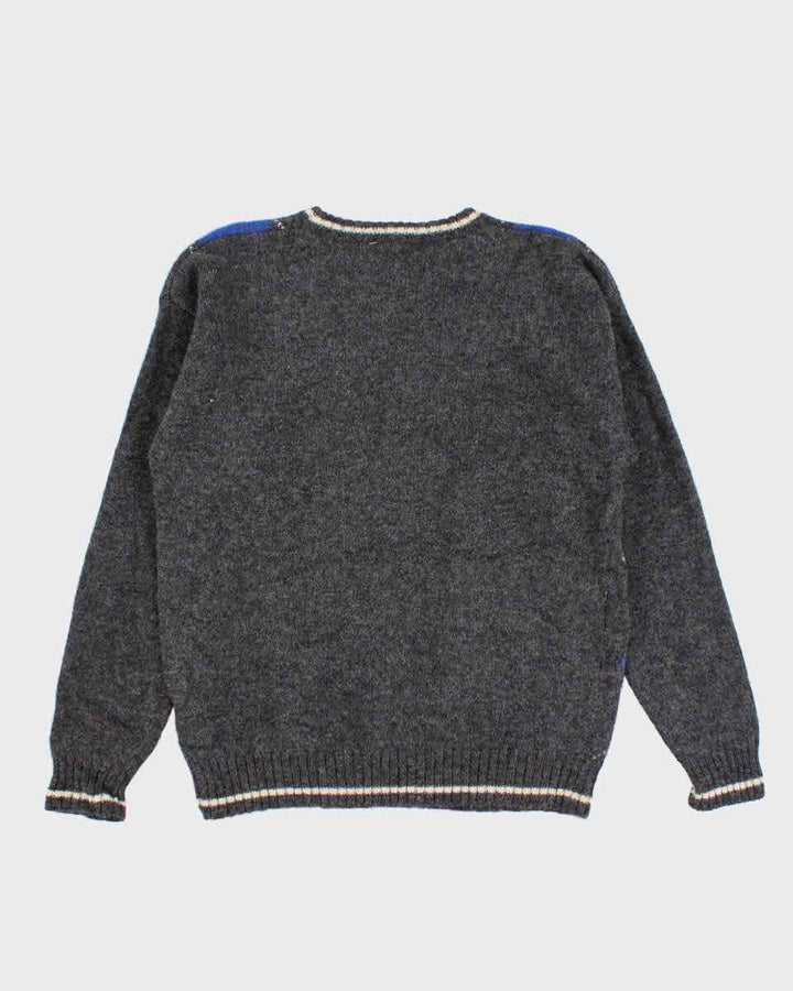 Vintage Pure Wool Knit Jumper - M