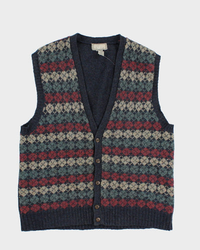Vintage Christopher Hayes Wool Button Up Vest - XL