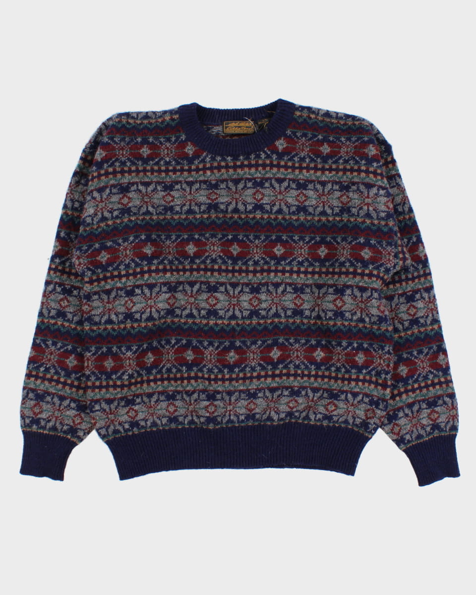 90's Eddie Bauer Pure Wool Knit - L