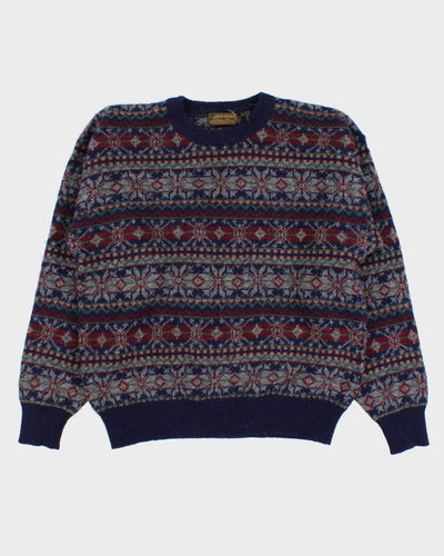 90's Eddie Bauer Pure Wool Knit - L