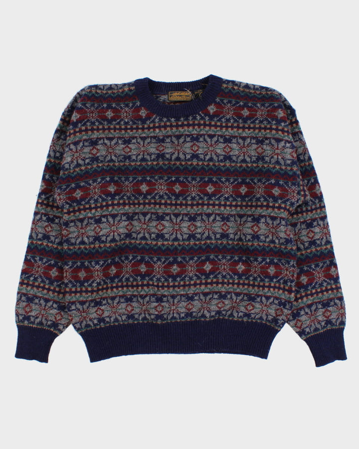 90's Eddie Bauer Pure Wool Knit - L