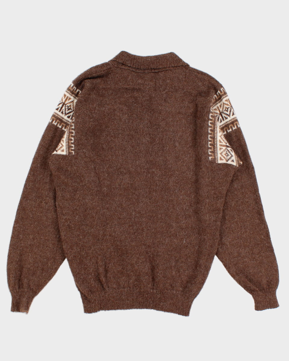 Vintage Hand Made Knit Jumper - L - XL