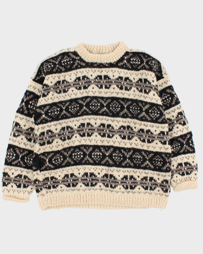 Vintage Wool Knit Jumper - L - XL