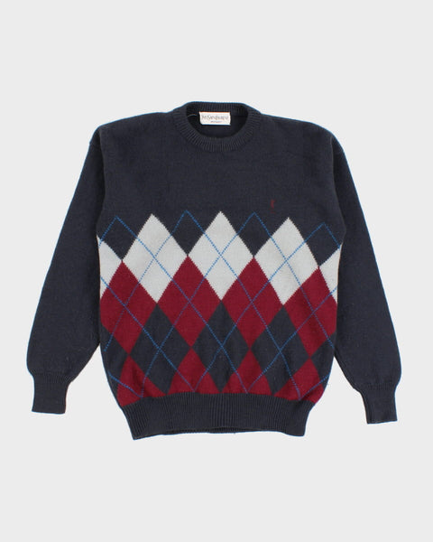 90's Men's Yves Saint Laurent Knit Jumper - S – Rokit