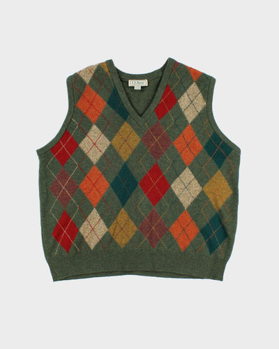Vintage Lams Wool Knit Vest - XL