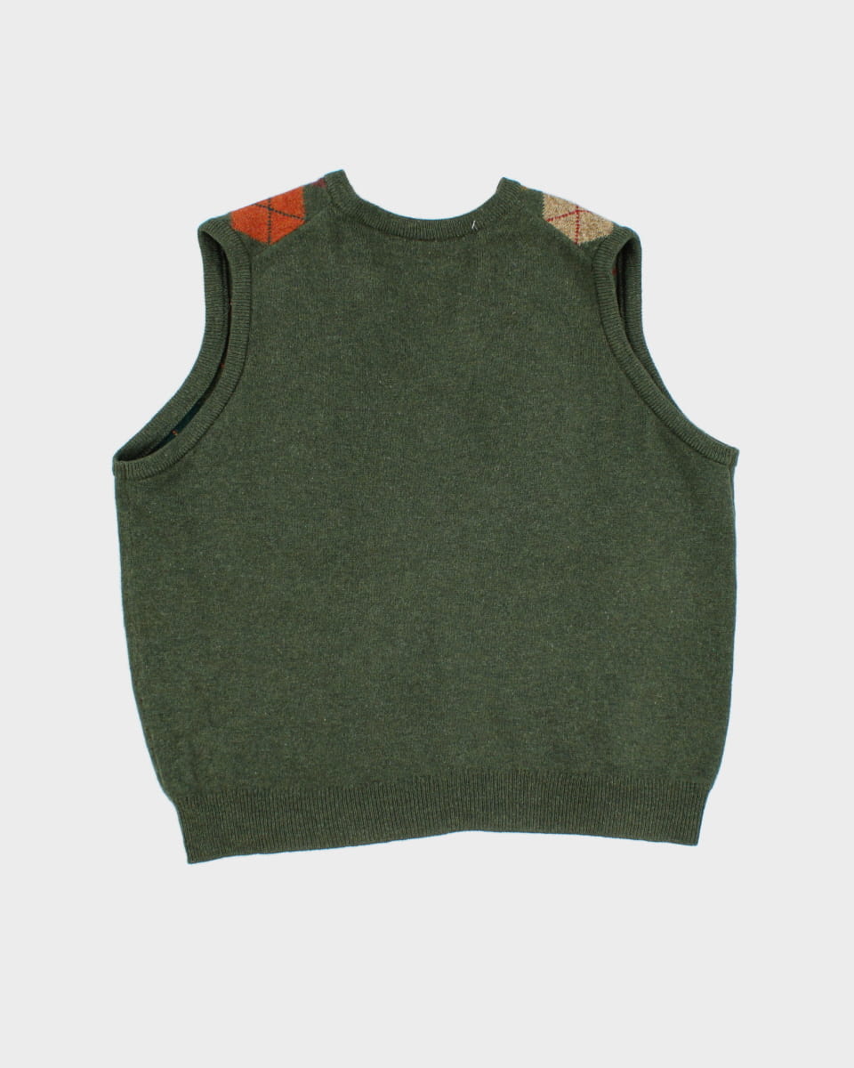 Vintage Lams Wool Knit Vest - XL