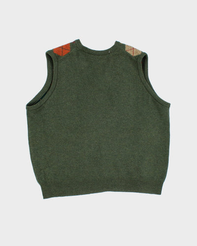 Vintage Lams Wool Knit Vest - XL