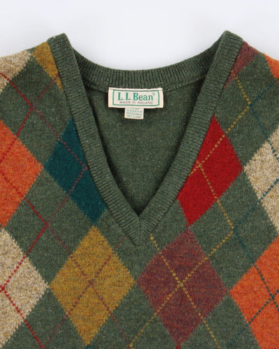Vintage Lams Wool Knit Vest - XL