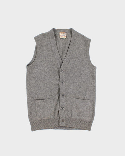 Vintage Lams Wool Knit Vest - L