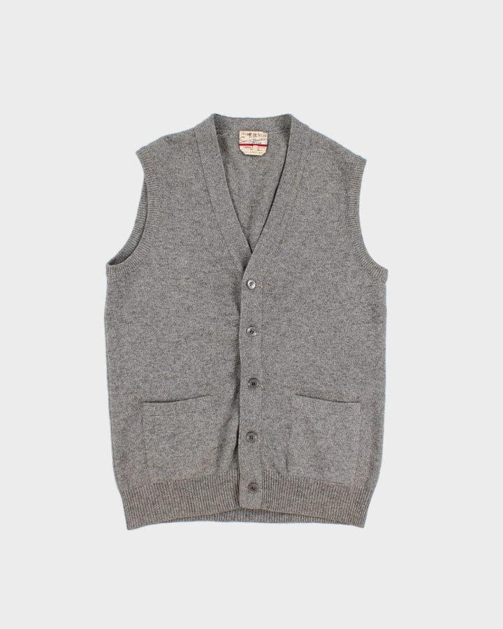 Vintage Lams Wool Knit Vest - L