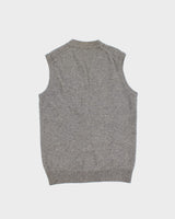 Vintage Lams Wool Knit Vest - L