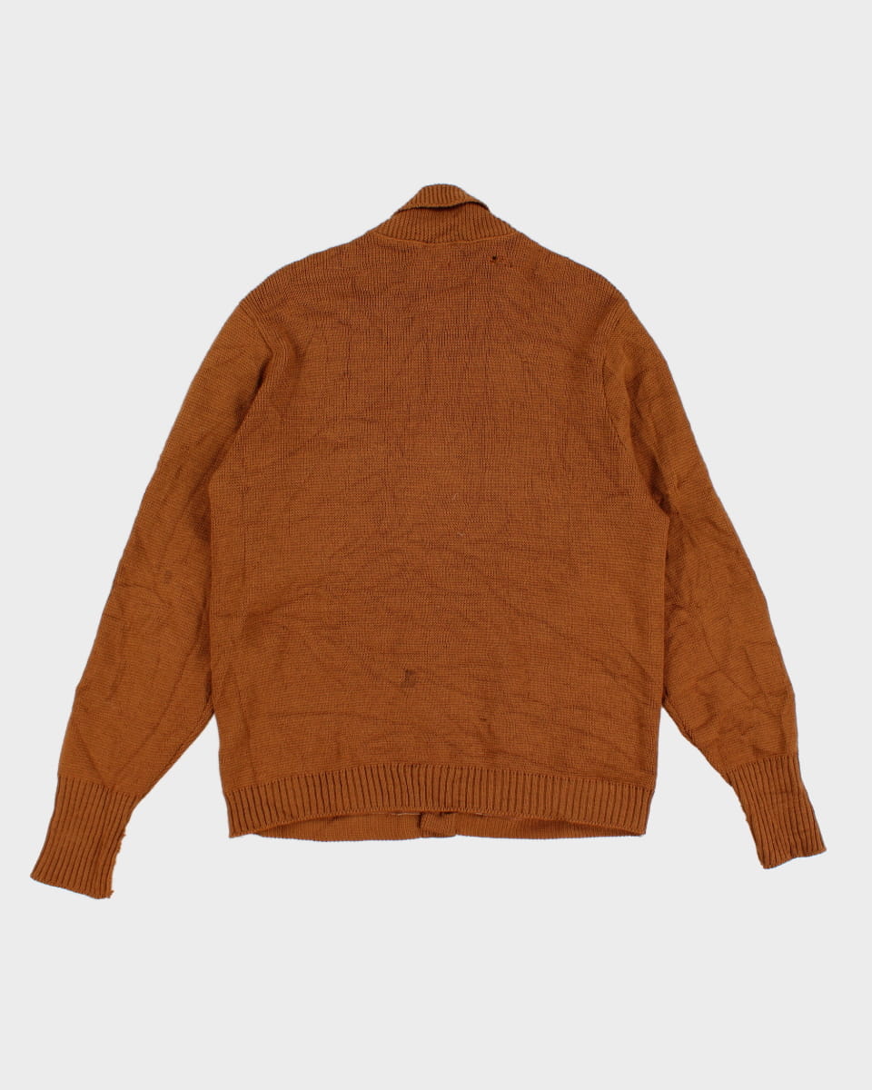 Vintage Tundra Wool/Suede Cardigan - M