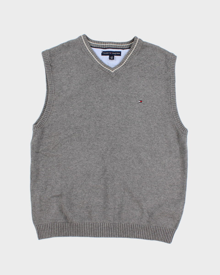 Tommy Hilfiger Grey Knitted Tank Top - L