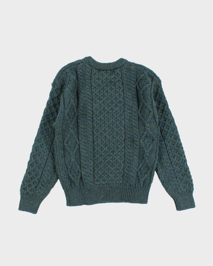 Vintage 90s Aran Crafts Unisex Knit Wooly Jumper - S