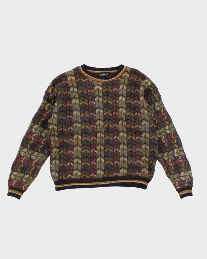 Vintage 90s Tosani Knit Jumper - L