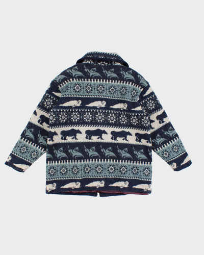 Vintage Tundra Wool Zip Up - XL