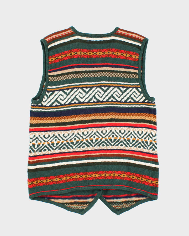 Vintage 90s Hunts Point Knit Vest - M