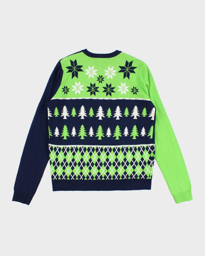 NFL x Seattle Seahawks Christmas Knit Jumper - XL