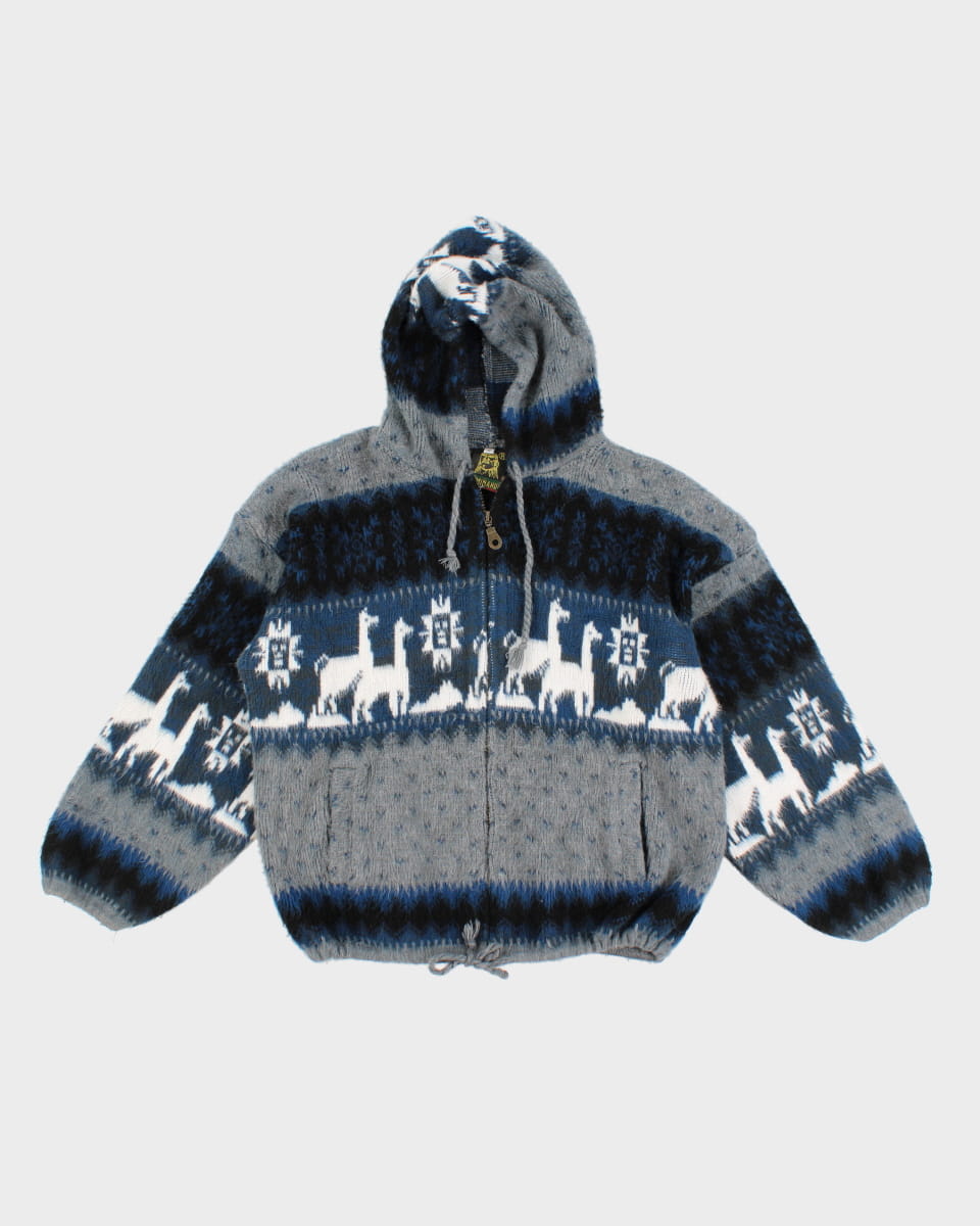 Ruminahui Wool Hooded Sweatshirt - S