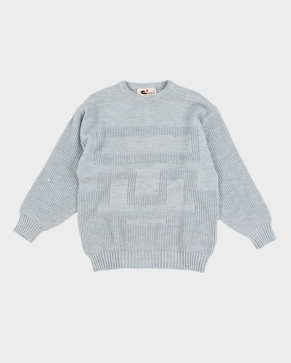 Vintage 80s Cooper Monsieur Knitted Sweatshirt - L