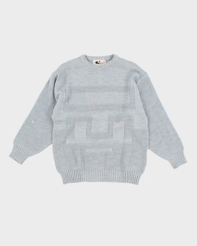 Vintage 80s Cooper Monsieur Knitted Sweatshirt - L