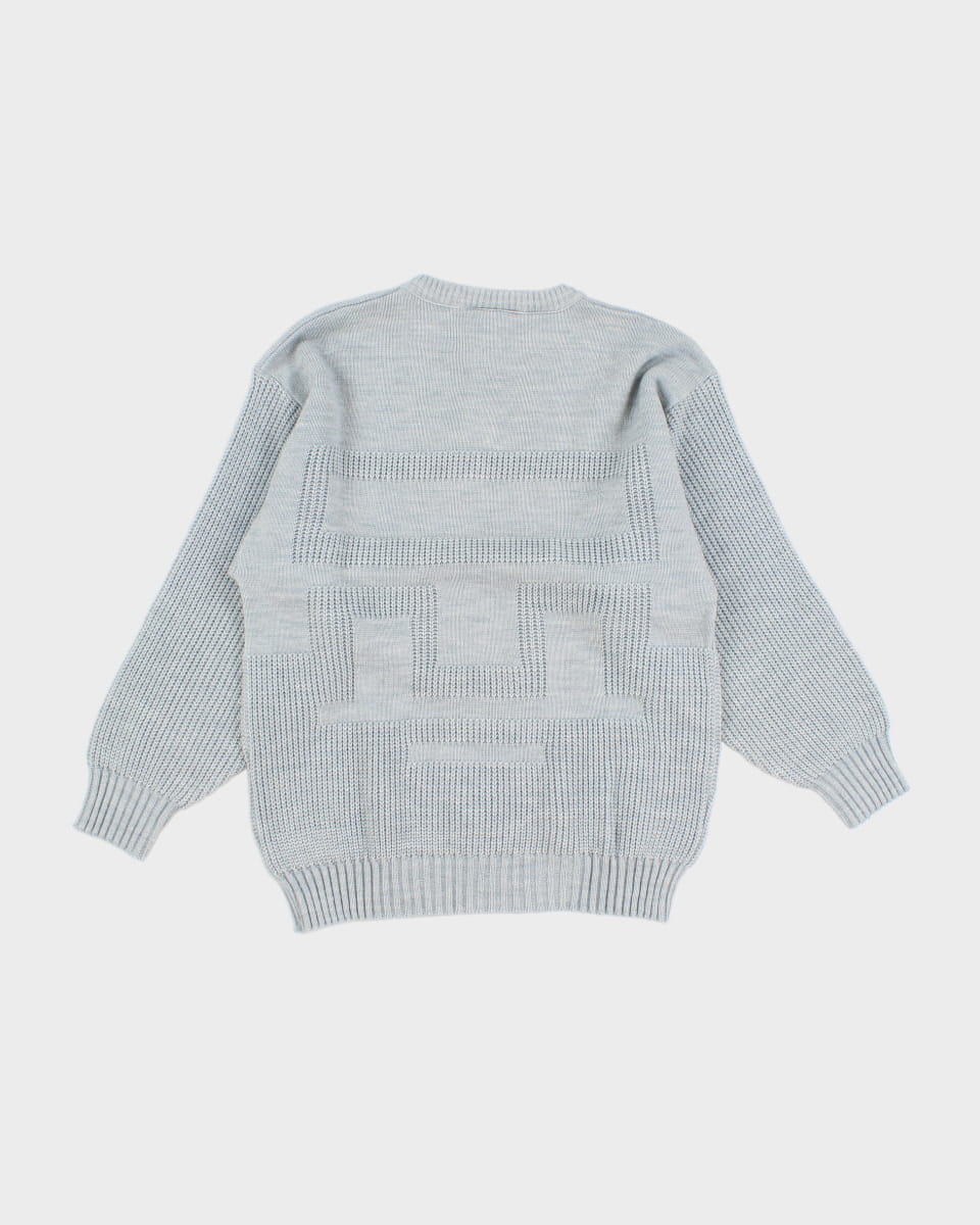 Vintage 80s Cooper Monsieur Knitted Sweatshirt - L