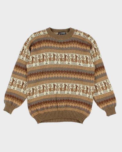 Vintage Artesanias Inakar Alpaca Jumper - L