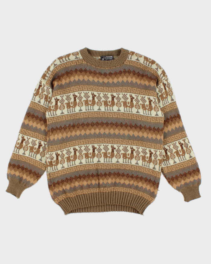 Vintage Artesanias Inakar Alpaca Jumper - L