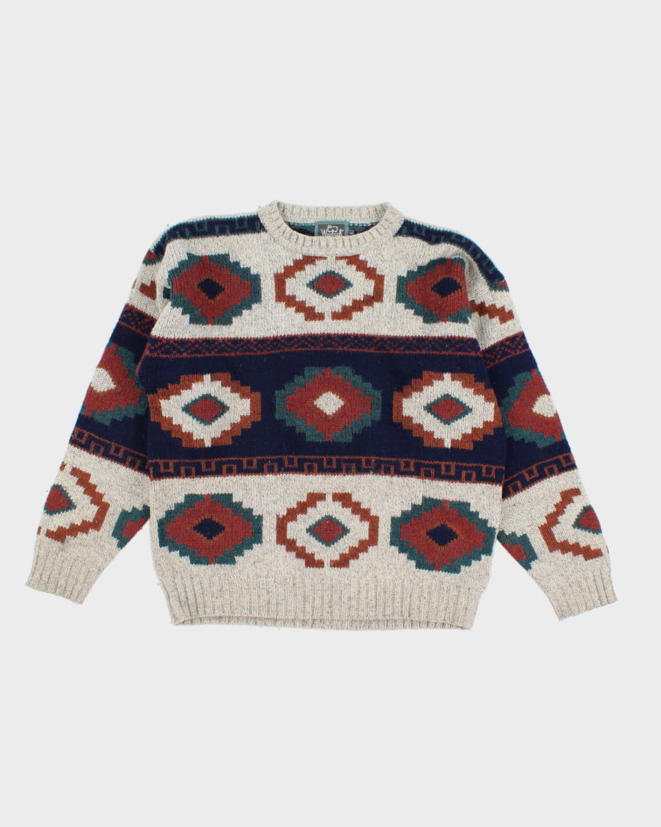 Vintage 70s Woolrich Wool Blend Jumper - L