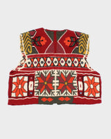 Penny Pull Red Mens Knitted Sweater - O/S