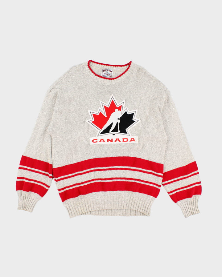 Vintage Headline Sports Canada Hockey Jumper - L