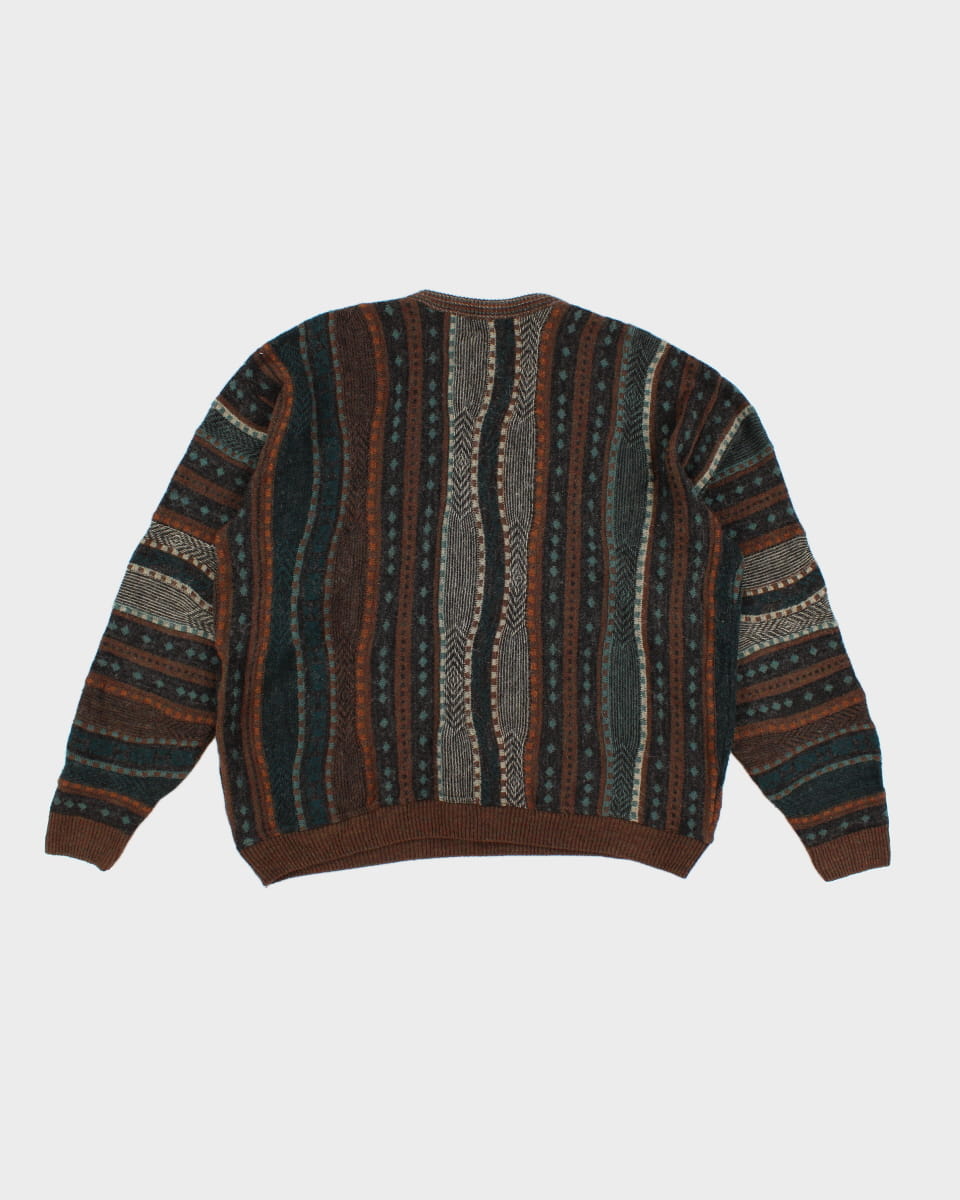 Vintage 80s London Fog Knit Jumper - XXL