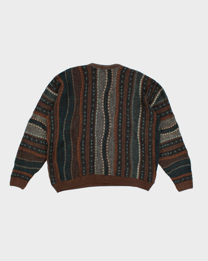 Vintage 80s London Fog Knit Jumper - XXL