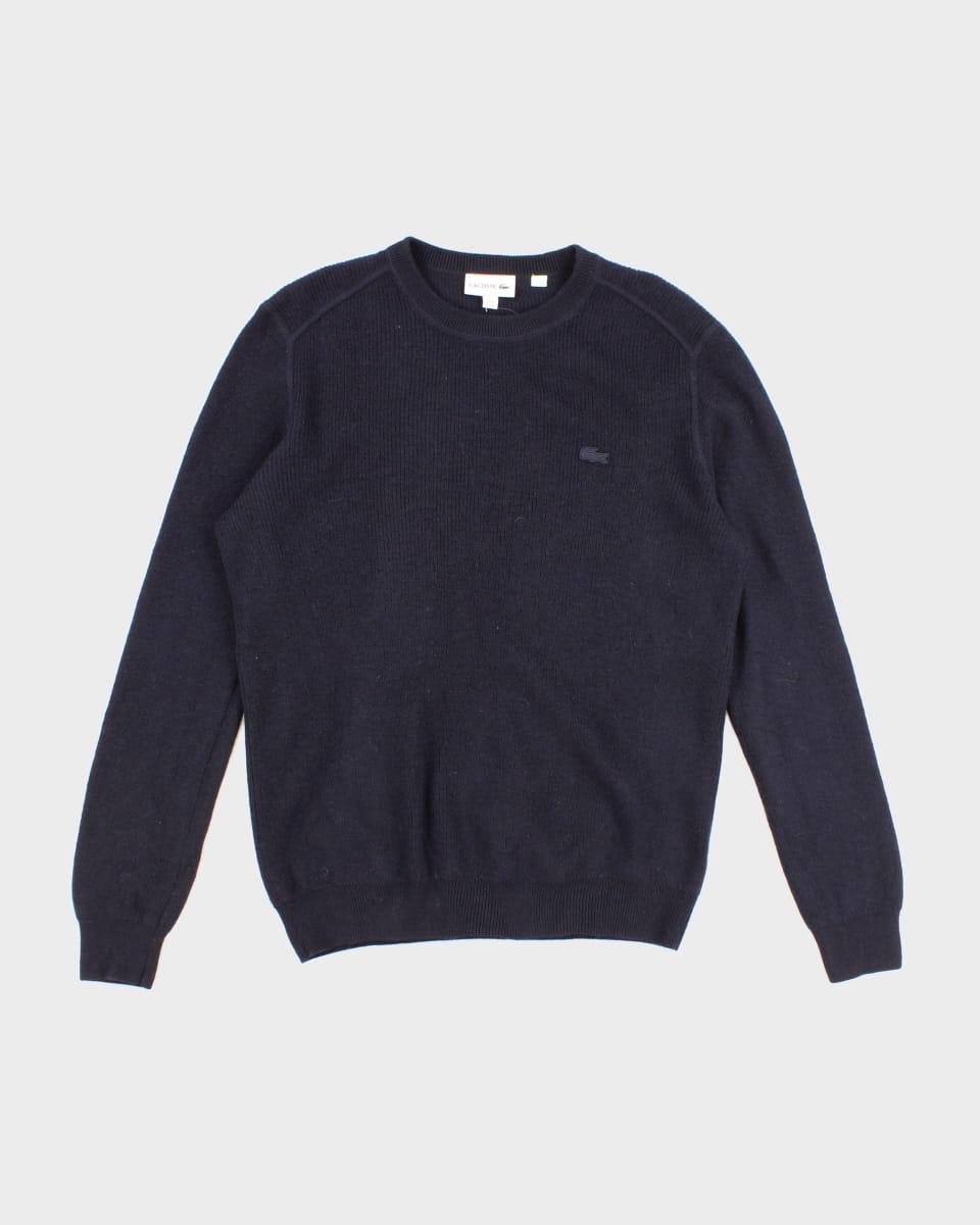 2000's Lacoste Men's Wool Long Sleeve Knit Jumper - M