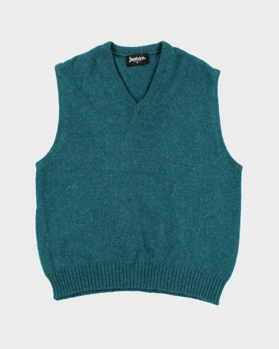 Vintage 90s Jantzen Wool Blend Vest - XL