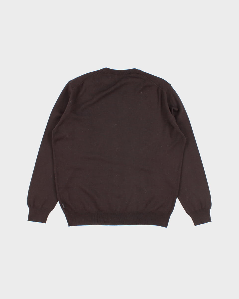 Hugo Boss Brown Wool Jumper - L