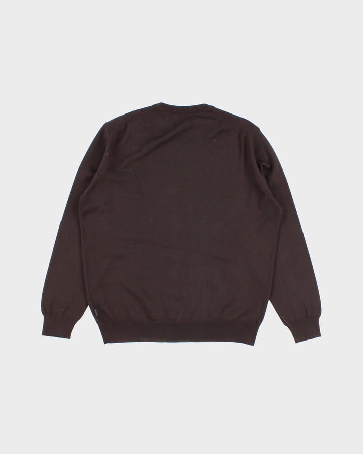 Hugo Boss Brown Wool Jumper - L