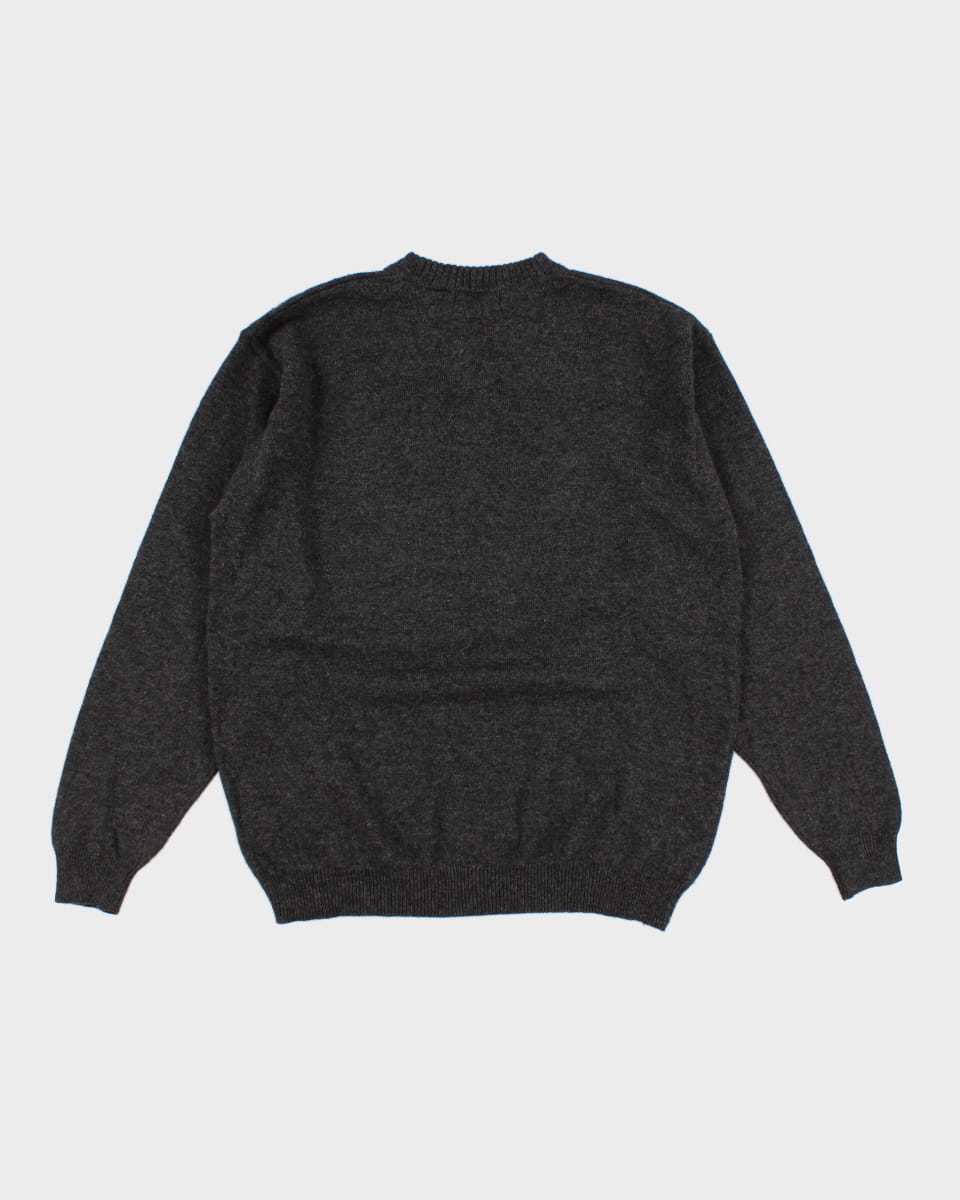 Vintage Crocodile Lambswool Jumper - XL