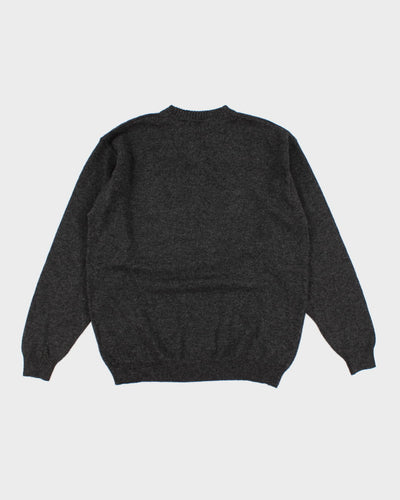 Vintage Crocodile Lambswool Jumper - XL