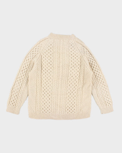 Chunky Cableknit Jumper - L