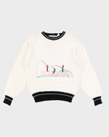 Vintage High Sierra Embroidered Fishing Jumper - L